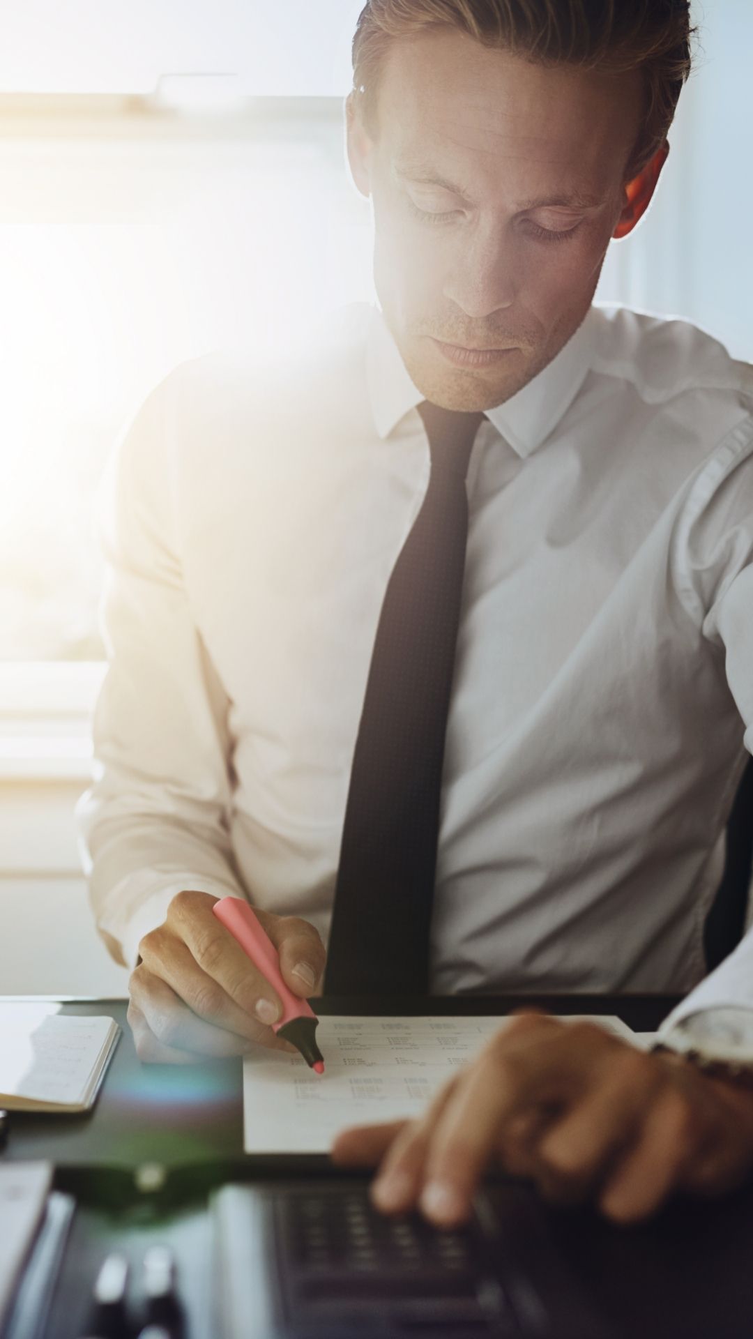 corporate-business-men-in-face-mask-working-in-an-office-new-normal